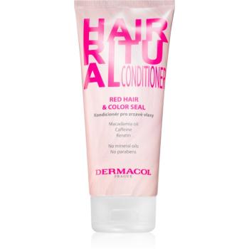 Dermacol Hair Ritual balsam regenerator pentru nuante de par roscat 200 ml