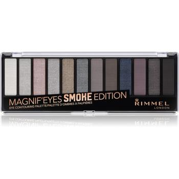 Rimmel Magnif’ Eyes paleta farduri de ochi culoare 003 Smoked Edition 14.16 g
