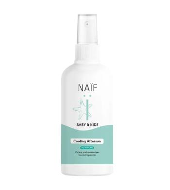 NAÏF Spray pentru copii după bronzare fără parfum Baby & Kids (Cooling Aftersun 0% Parfume) 175 ml