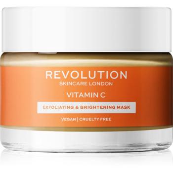 Revolution Skincare Vitamin C masca pentru exfoliere pentru strălucirea și netezirea pielii 50 ml