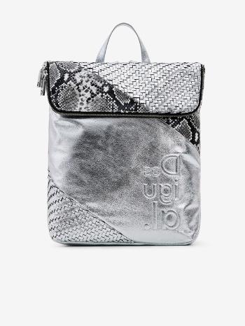 Desigual Delta Silver Nerano Rucsac Argintiu