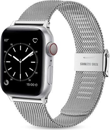 4wrist Curea milaneză pentru Apple Watch - Silver 42/44/45 mm