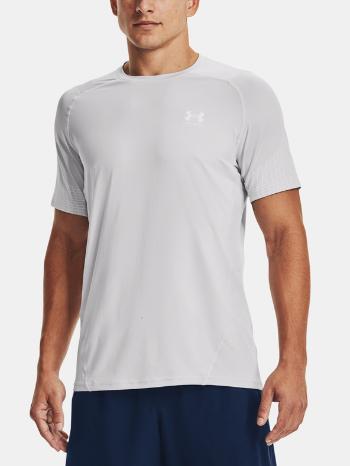 Under Armour UA HG Armour Fitted Nvlty SS Tricou Gri