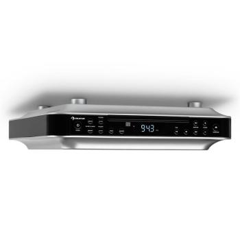 Auna KRCD-100 BT, radio de bucătărie pentru instalare, CD, MP3, radio, culoare neagră