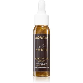 Soraya Gold Amber ser antirid pentru fata, gat si piept 30 ml