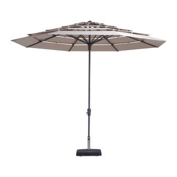 Umbrelă de soare / parasolar Madison Syros, ø 350 cm, bej