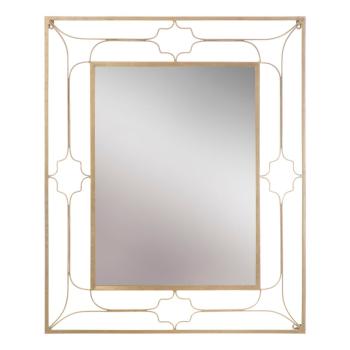Oglindă de perete Mauro Ferretti Balcony, 80 x 100 cm, auriu