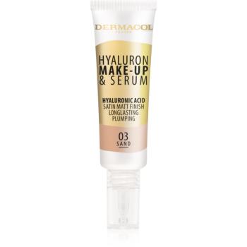 Dermacol Hyaluron make-up cu textura usoara cu acid hialuronic culoare 03 Sand 25 g