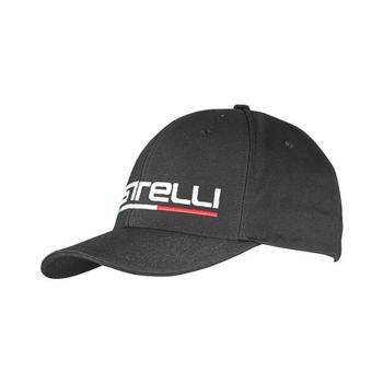 CASTELLI CLASSIC șapcă cu cozoroc - black