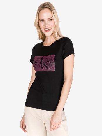 Calvin Klein Jeans Monogram Tricou Negru