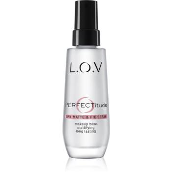 L.O.V. PERFECTitude spray de fixare si matifiere make-up 3 in 1 50 ml