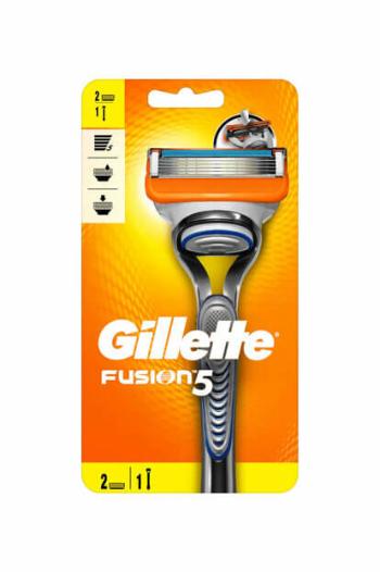 Gillette Aparat de ras Gillette Fusion + 2 bucăți rezervă lamă