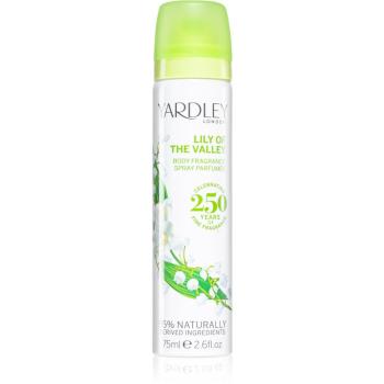 Yardley Lily Of The Valley spray pentru corp pentru femei 75 ml