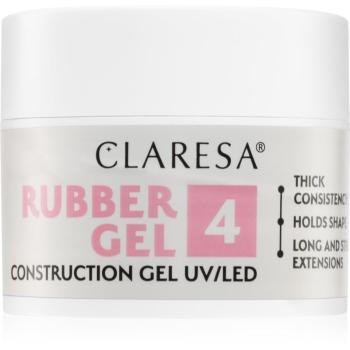 Claresa Rubber Gel Construction Gel UV/LED Gel pentru extensiile unghiilor culoare 04 12 g