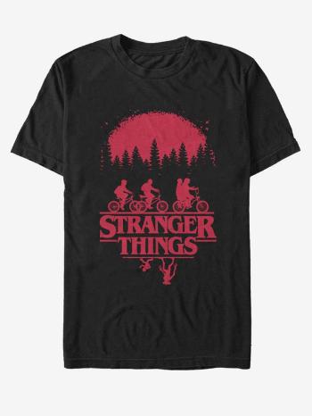 ZOOT.Fan Stranger Things Netflix Tricou Negru