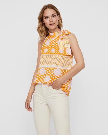 Vero Moda Anna Top Galben Portocaliu