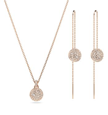 Swarovski Set elegant de bijuterii din bronz cu cristale Meteora 5683451