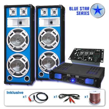 Electronic-Star Set PA Seria Blue Star "Basskern USB" 2800 W