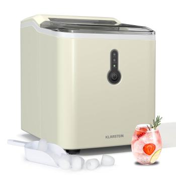 Klarstein ChillOut Ice Cube Maker | 12 kg/zi | 9 cuburi de gheață în 8 minute | 120 W | rezervor de apă