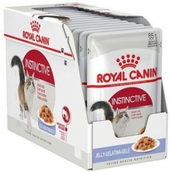 Royal Canin Instinctive Adult, bax hrană umedă pisici, (în aspic), 85g x 12