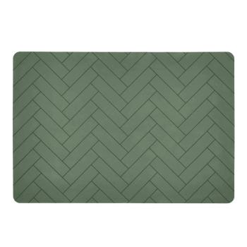 Suport din silicon pentru farfurie Södahl Tiles, 33 x 48 cm, verde