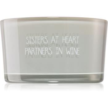 My Flame Candle With Crystal Sisters At Heart, Partners In Wine lumânare parfumată 11x6 cm