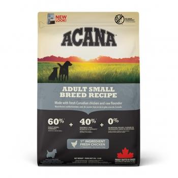 ACANA Heritage Adult Small Breed, hrană uscată fără cereale câini, 2kg