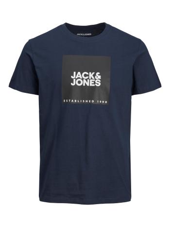 Jack&Jones Tricou pentru bărbați JJLOCK Regular Fit 12213248 Navy Blazer BIG S