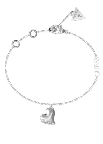 Guess Brățară romantică din oțel Fluid Hearts JUBB02308JWRH 14,5 - 18,5 cm - S