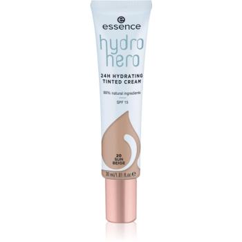 Essence Hydro Hero crema hidratanta BB SPF 15 culoare 20 Sun Beige 30 ml