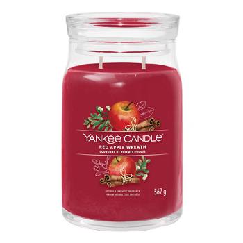 Yankee Candle Lumânare aromatica Signature sticla mare Red Apple Wreath 567 g