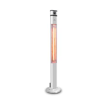 Blumfeldt Heat Guru Plus, încălzitor cu infraroșu, 2000 W, 3 niveluri de încălzire, telecomandă, argintiu