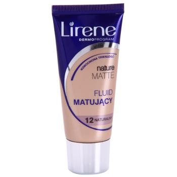 Lirene Nature Matte Make-up lichid matifiant pentru un efect de lunga durata culoare 12 Natural 30 ml