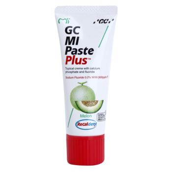 GC MI Paste Plus Crema protectoare de remineralizare pentru dinți sensibili cu flor aroma Melon 35 ml