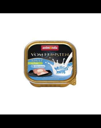 ANIMONDA Vom Feinsten Adult Milk Centr with Turkey&amp;Milk 100 g Hrana umeda pisca, cu curcan si lapte