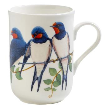 Cană din porțelan bone china Maxwell & Williams Birds Swallows, 350 ml