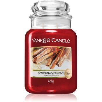 Yankee Candle Sparkling Cinnamon lumânare parfumată Clasic mare 623 g