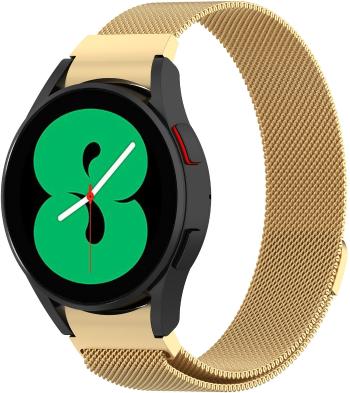 4wrist Brățară milaneză cu închidere magnetică pentru Samsung Galaxy Watch 6/5/4 - Gold