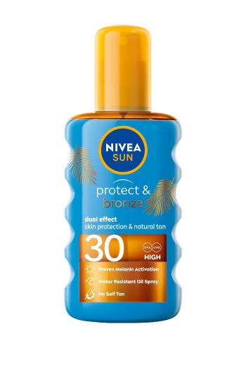 Nivea Ulei de protectie solara in spray SPF 30 Sun (Protect & Bronze Oil) 200 ml