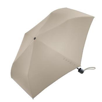 Esprit Umbrelă pliabilă pentru femei Mini Slimline 57218 Taupe Gray