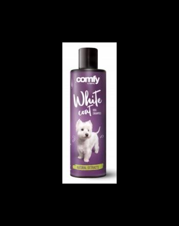 COMFY White Coat Dog Shampoo șampon pentru câini cu blana deschisă la culoare 250 ml