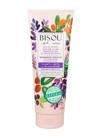 BISOU Mască cu balsam Protecția culorii și hidratare (Balm-Mask Color Care&Moisture) 230 ml