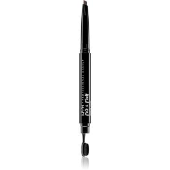 NYX Professional Makeup Fill & Fluff creion mecanic pentru sprancene culoare 06 - Brunette