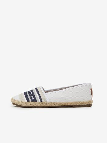 Tom Tailor Espadrile Alb