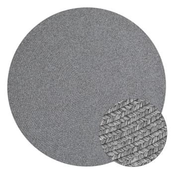 Covor gri rotund de exterior  ø 200 cm - NORTHRUGS