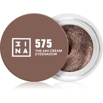 3INA The 24H Cream Eyeshadow fard de pleoape cremos culoare 575 Brown 3 ml