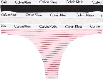 Calvin Klein 3 PACK - tanga pentru femei QD3587E-W5A XL