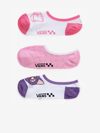 Vans Vans x Pretty Guardian Sailor Moon Canoodle Set de 3 perechi de șosete Alb