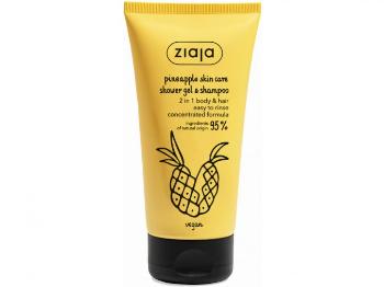 Ziaja Gel de duș și șampon energizant Pineapple Skin Care (Shower Gel & Shampoo) 160 ml