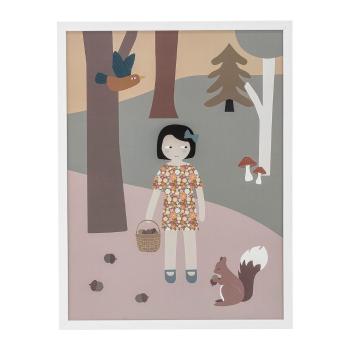 Poster de perete în ramă albă Bloomingville Mini Gytta Frame, 32 x 42 cm